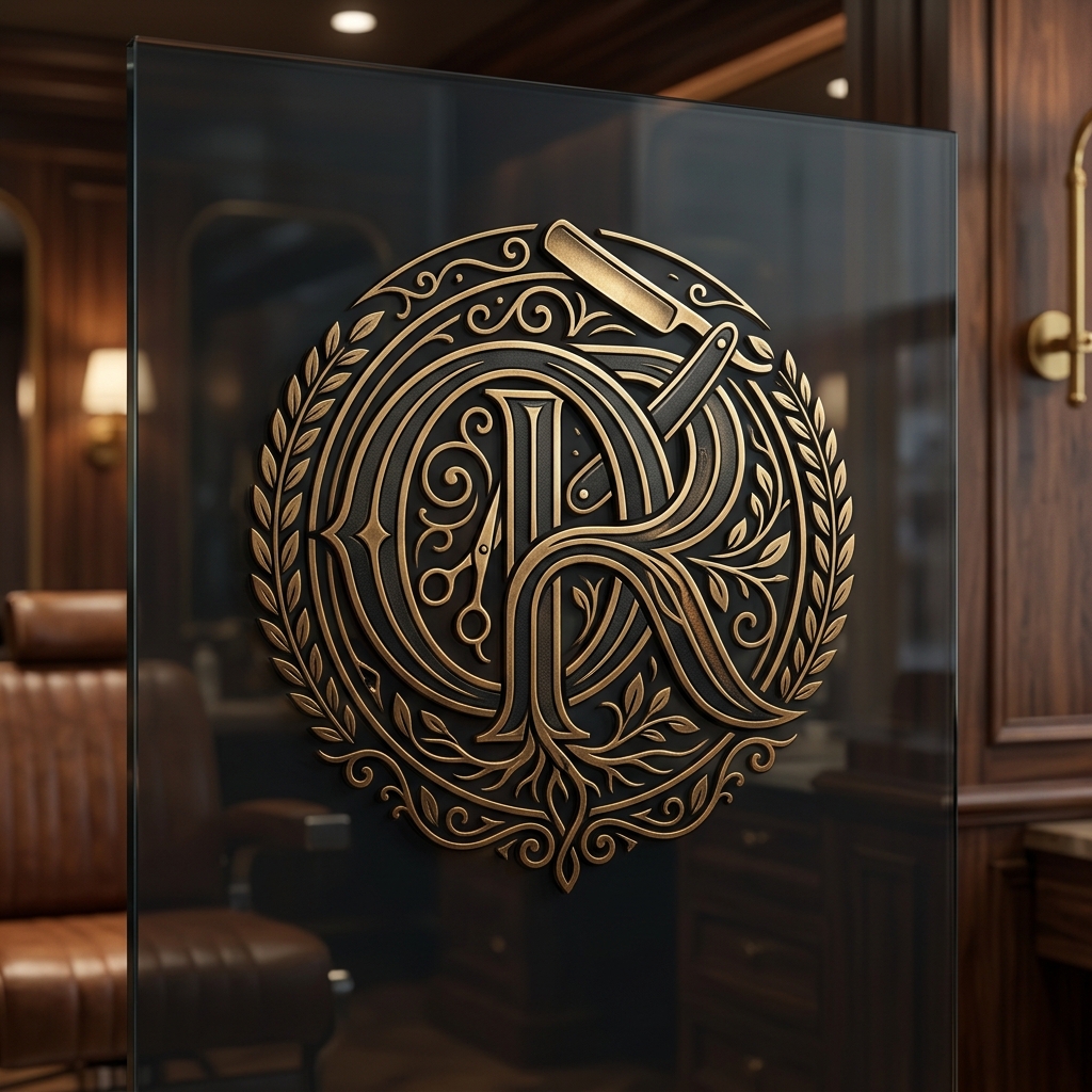 Old Roots Barbershop Logo
